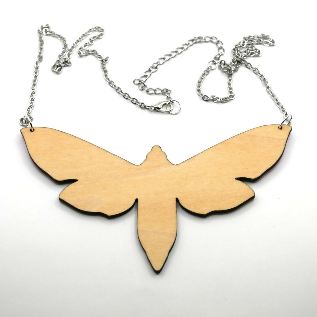 Elephant Hawk Moth Necklace