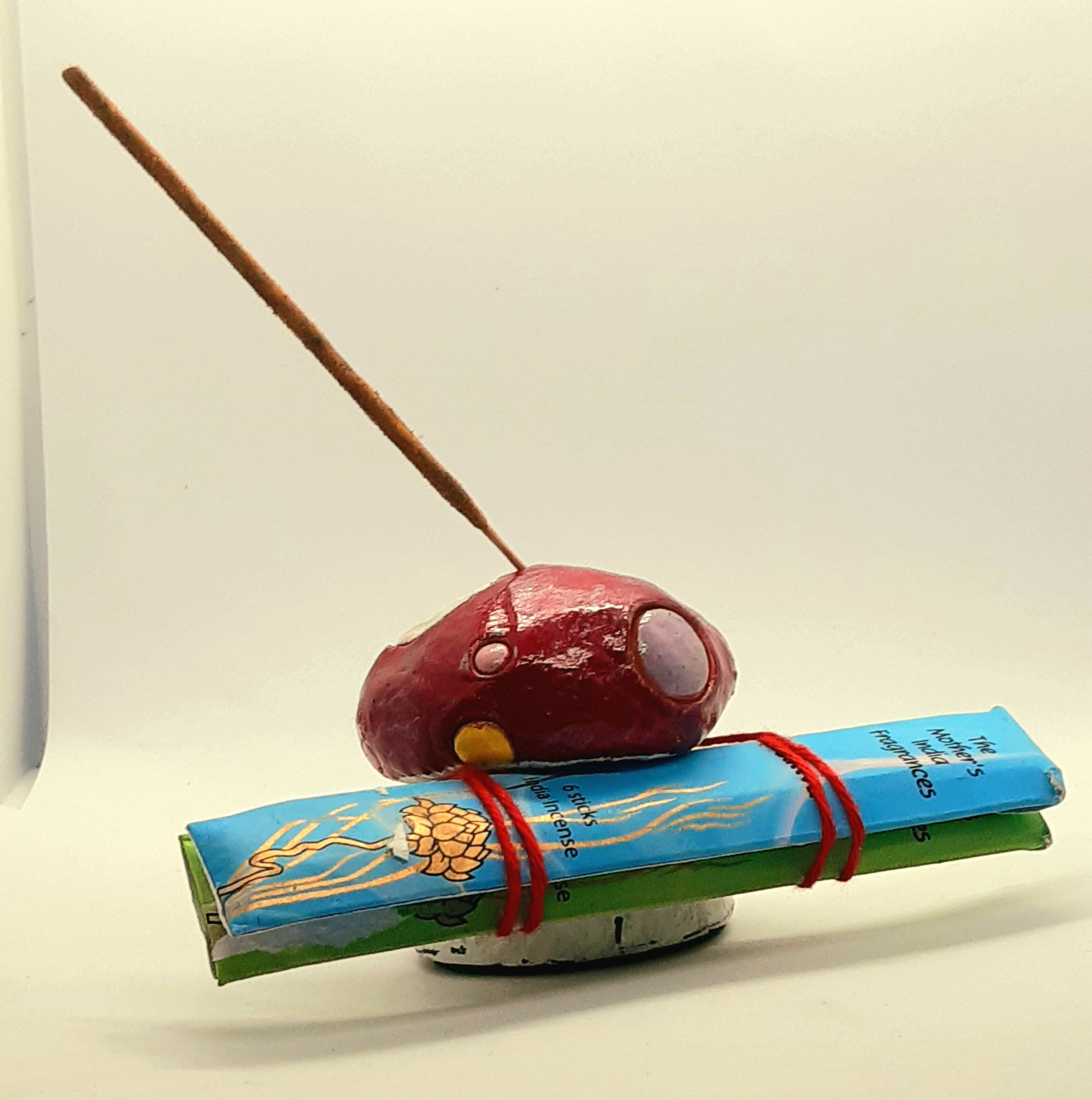 Toadstool Incense Holder with Incense Sticks