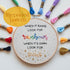 Preprinted Embroidery Pattern For Beginners - Look For Rainbows