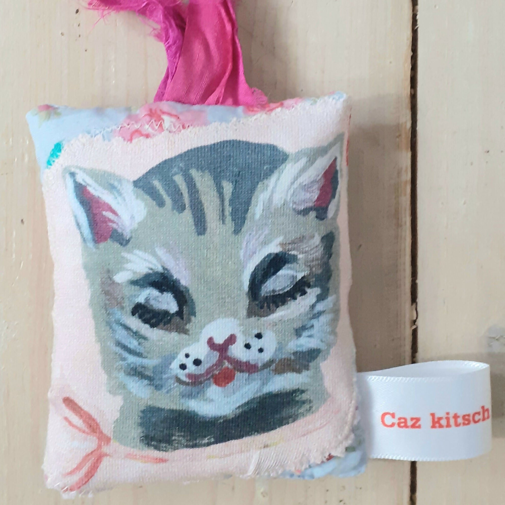 Nathalie Lete Kitten Lavender Bag