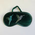 Green Hummingbird Velvet Lavender Eye Mask