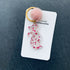 Handcrafted Real Pressed Floral Resin Cat Keyring with Fluffy Pom-Pom Accent