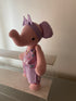 Felt Elephant in Lilac Dungarees