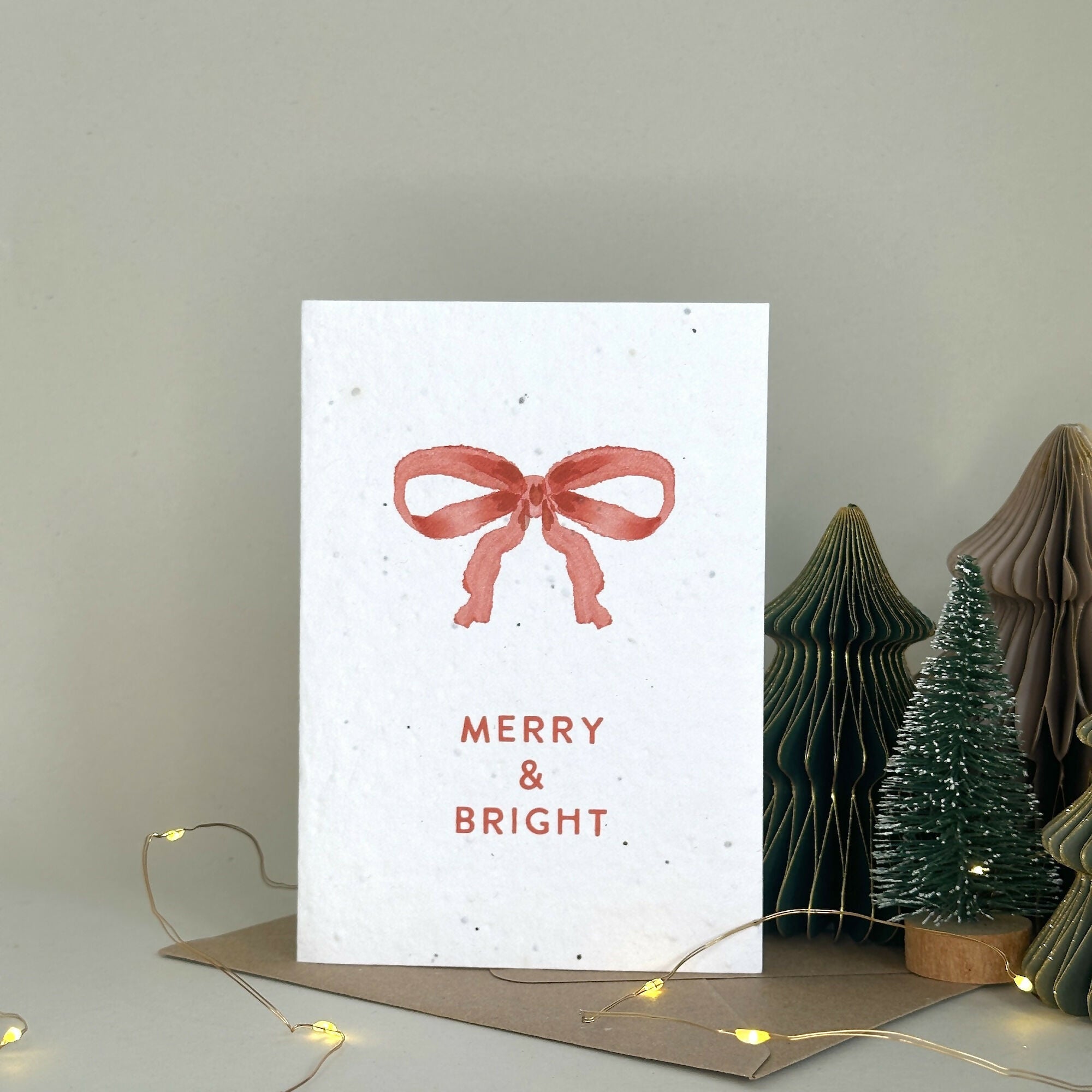 Merry & Bright Plantable Christmas Card