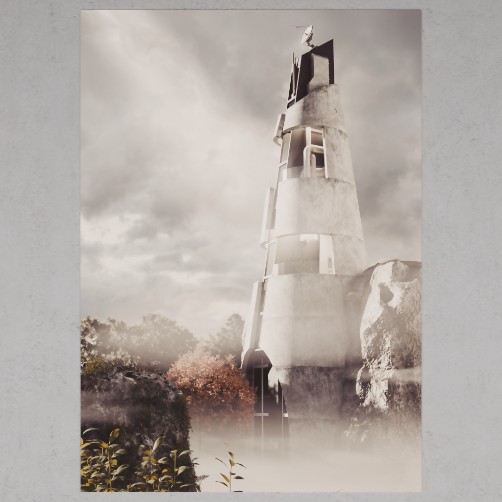 Solitude Tower Print