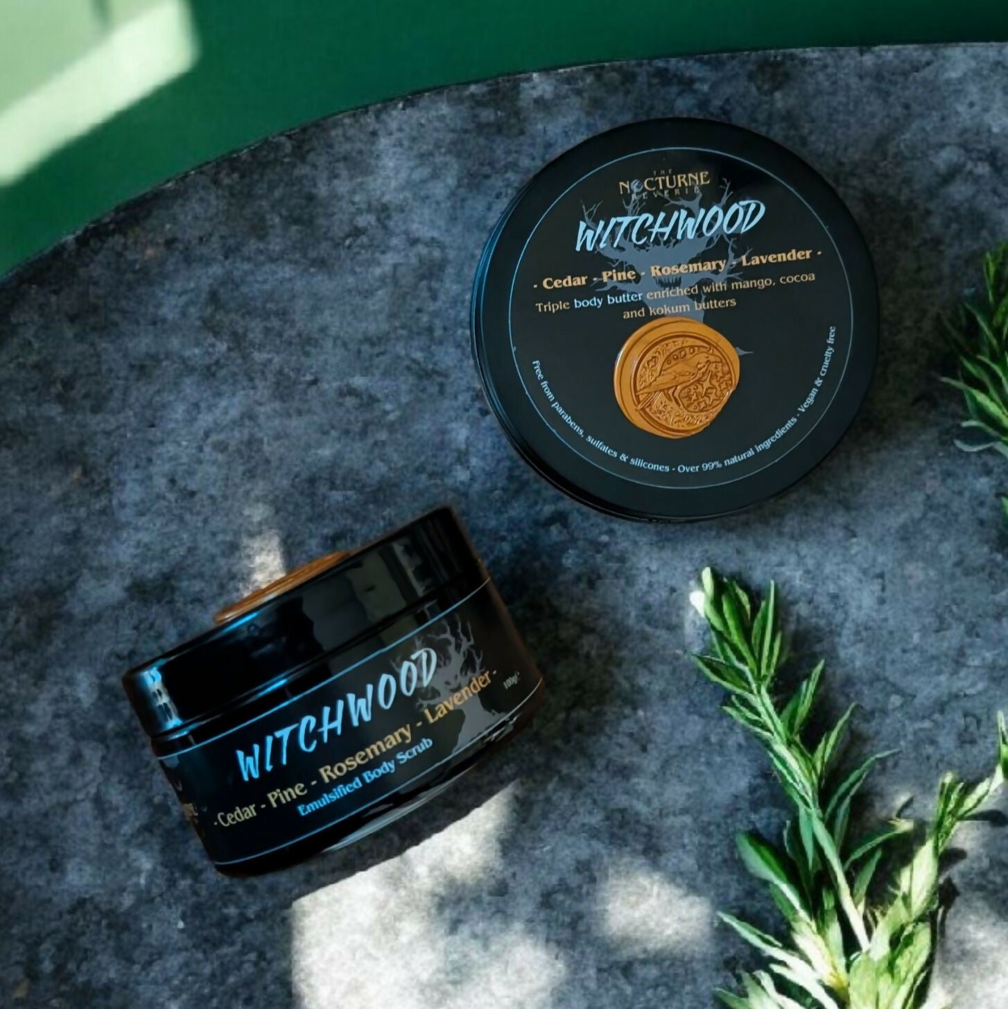 Pine, Cedar, Rosemary & Lavender Gift Set - Body Scrub and Body Butter