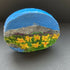Daffodil & Poppies Daisies Oil Painting Wooden Block