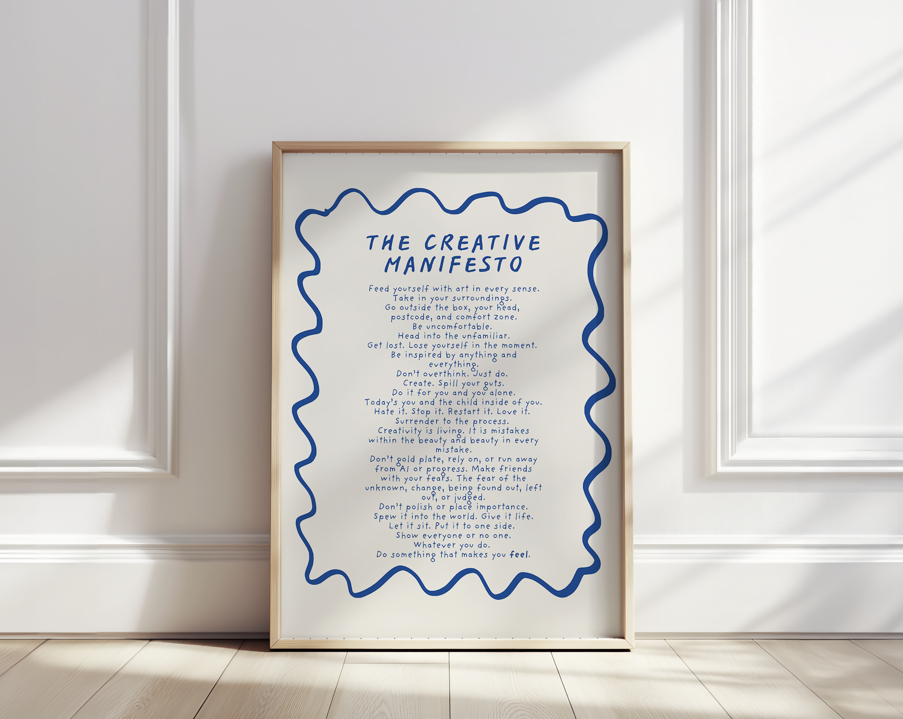 Creative Manifesto A4 Art Print