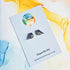 Handmade Resin Blue Tit Birds Resin Earrings