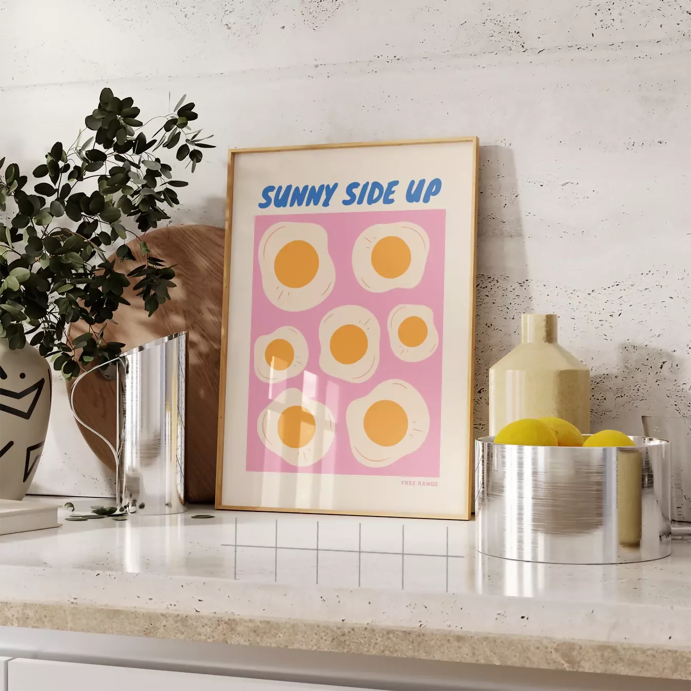 SUNNY SIDE UP WALL ART PRINT