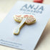 Red Mushroom Enamel Pin