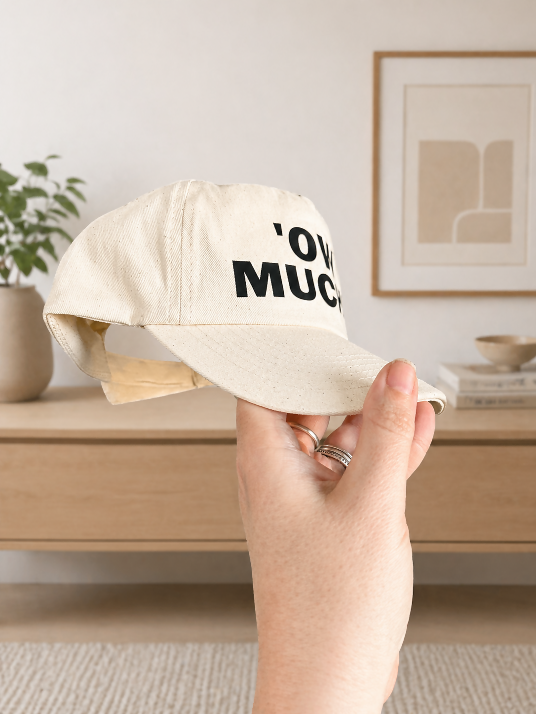 Ow Much Cotton Baseball Cap
