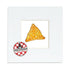 4” x 4” Mini Mounted Giclée Print of a Tortilla Chip