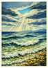 The Sea and Sky Framed Print