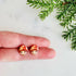 Happy Mushroom/Toadstool Stud Earrings.