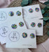 Colour, Black and Pattern Round Polymer Clay Studs