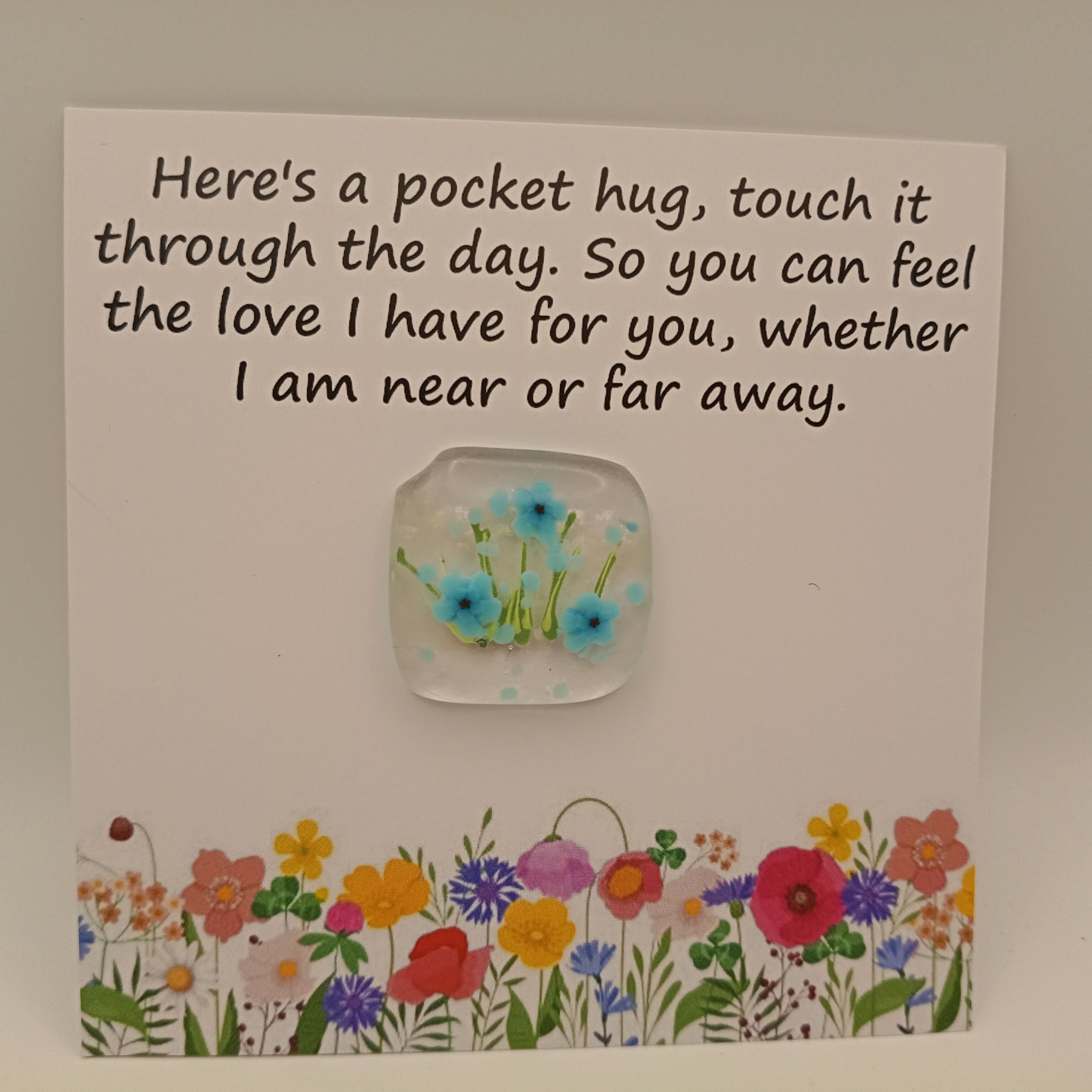 Glass Pocket Hug Card