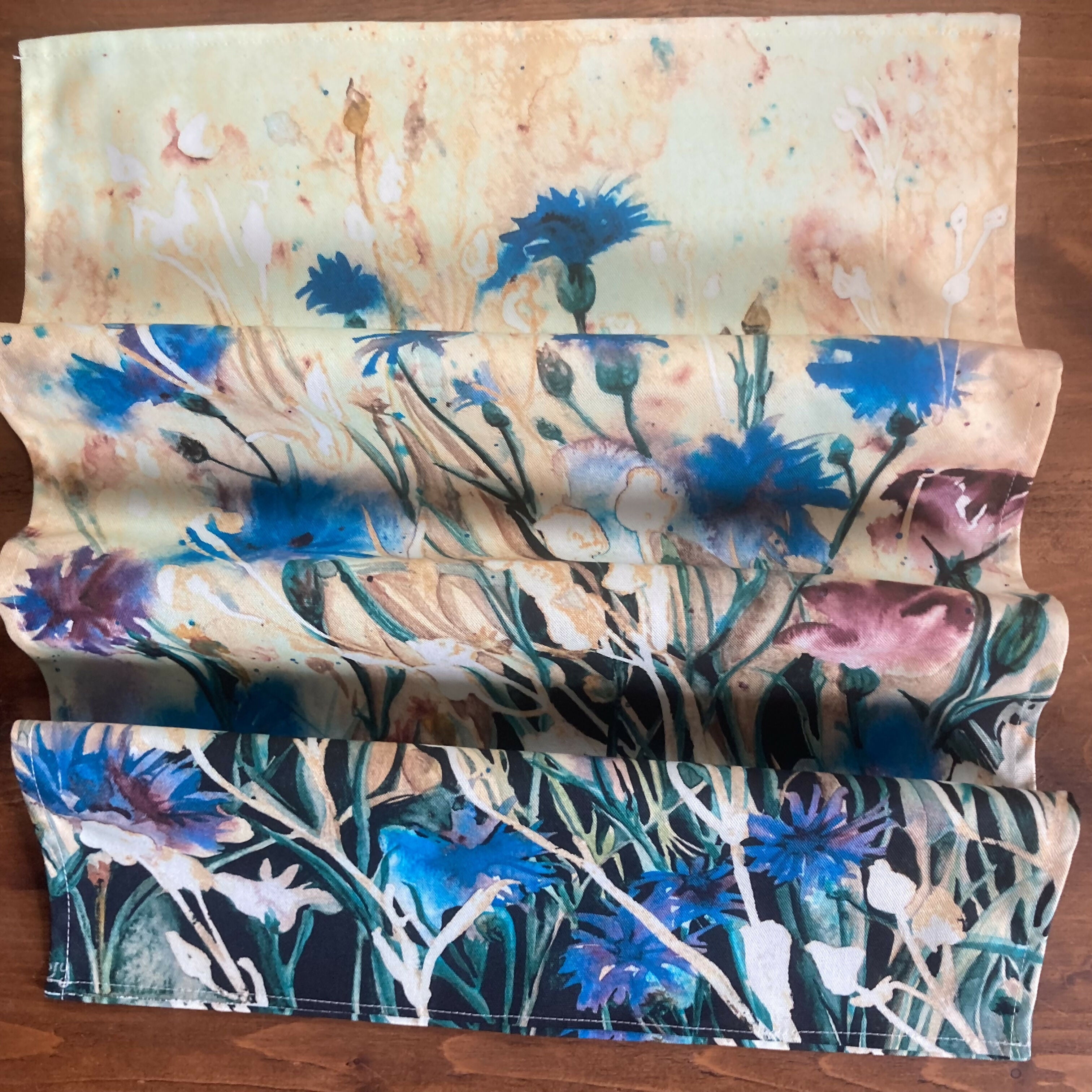 Cornflowers Tea Towel