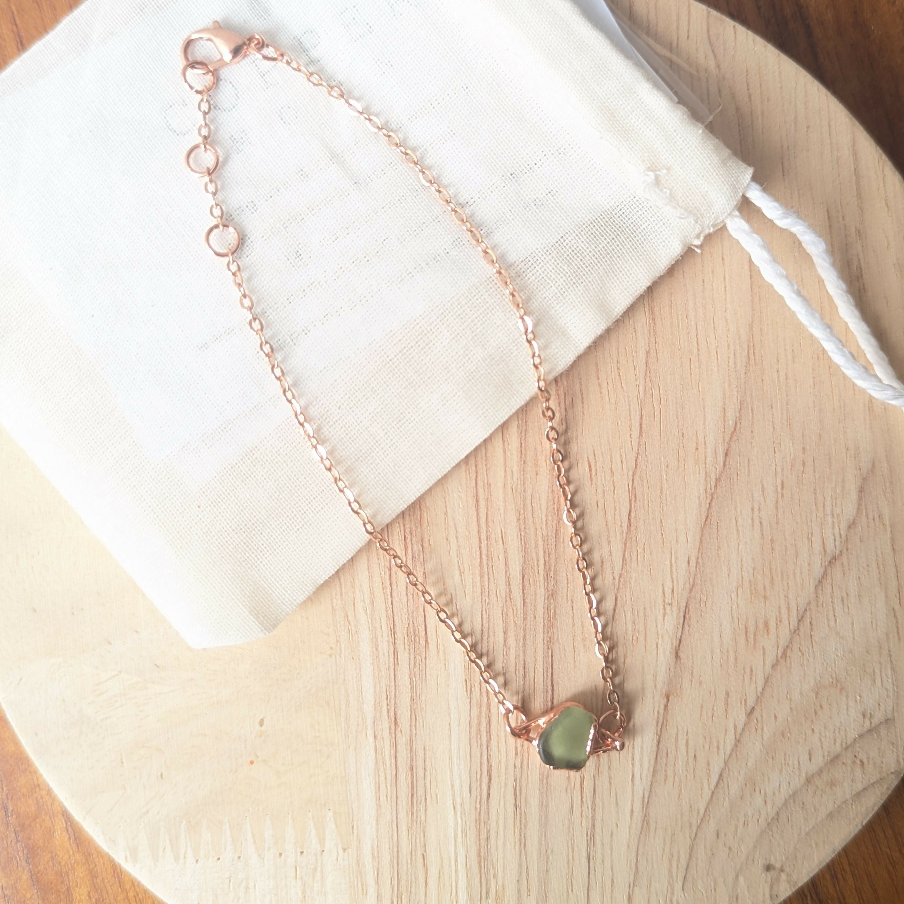 Seaglass Anklet