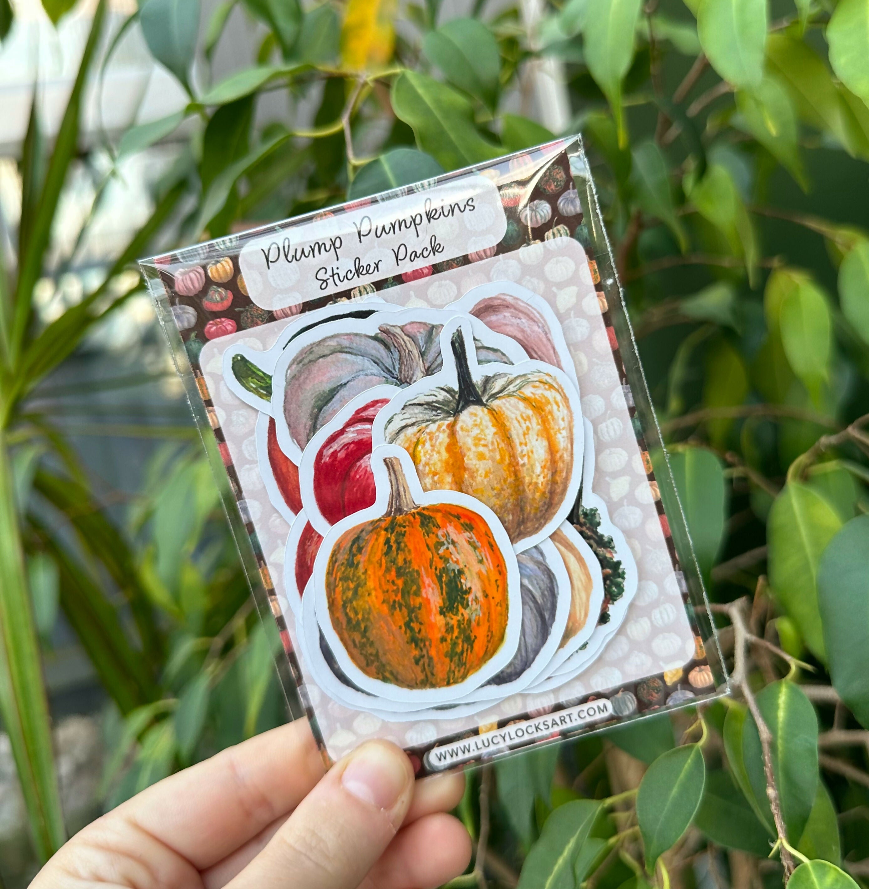 Plump Pumpkins - Gloss Sticker Pack