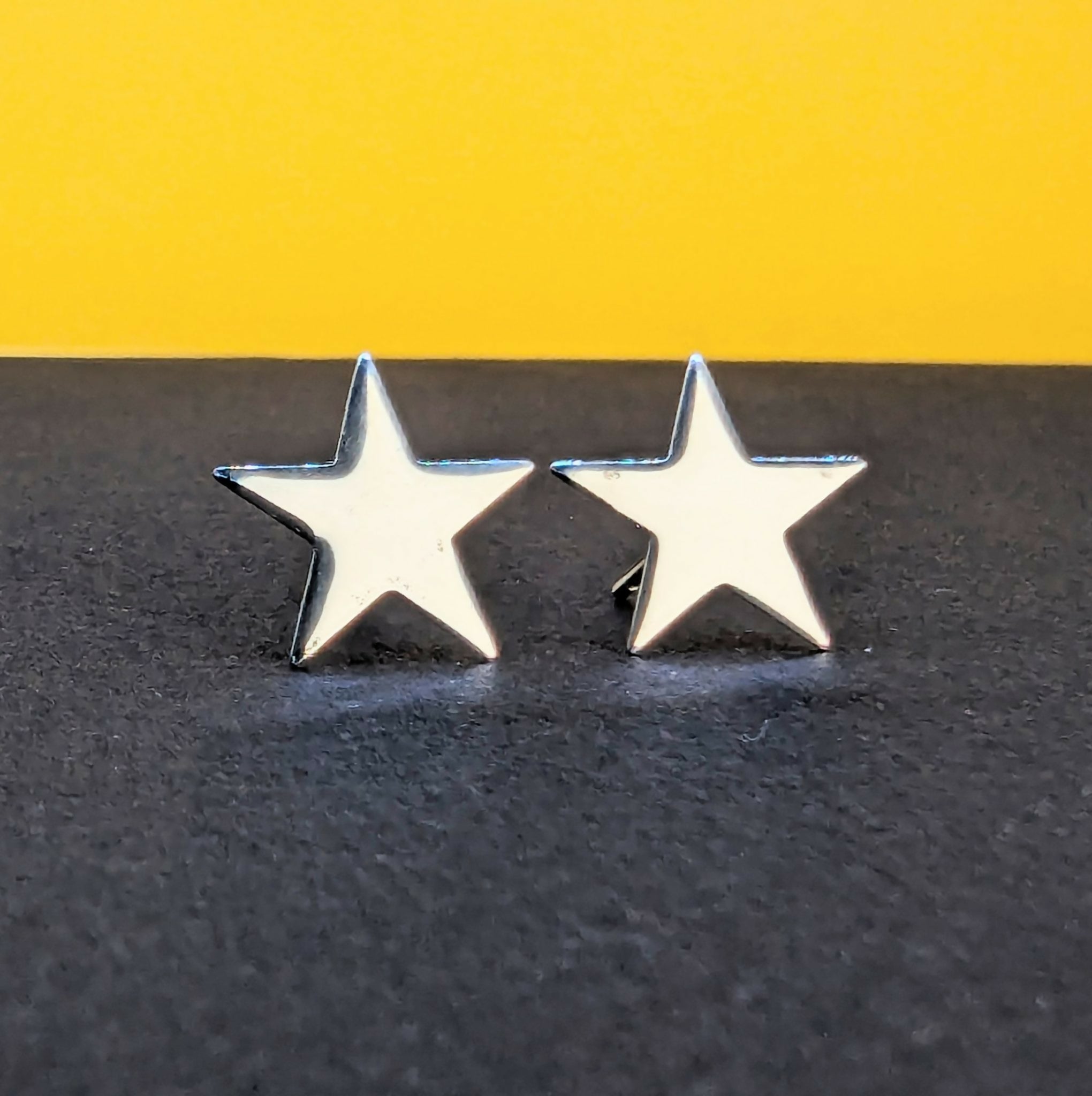 'Fallen Star’ Sterling Silver Star Medium Sized Stud Earring