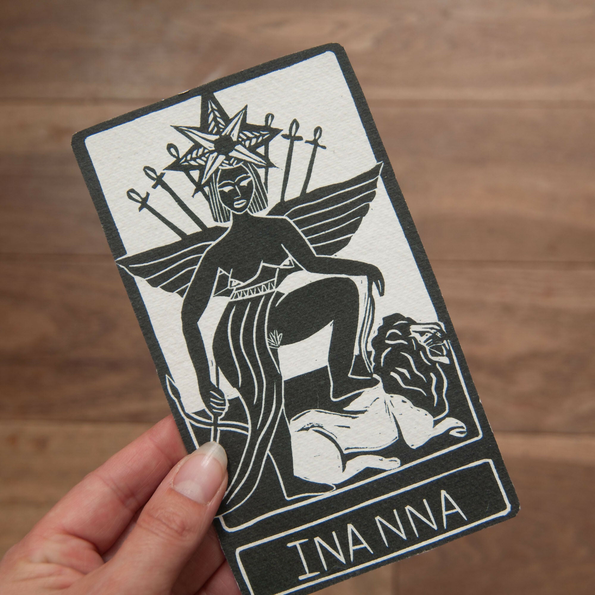 INANNA GODDESS ALTAR CARD