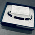Japanese Tila Glass Bead Bracelet - Black & White