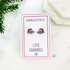Bah Humbug Sweet Christmas Stud Earrings.