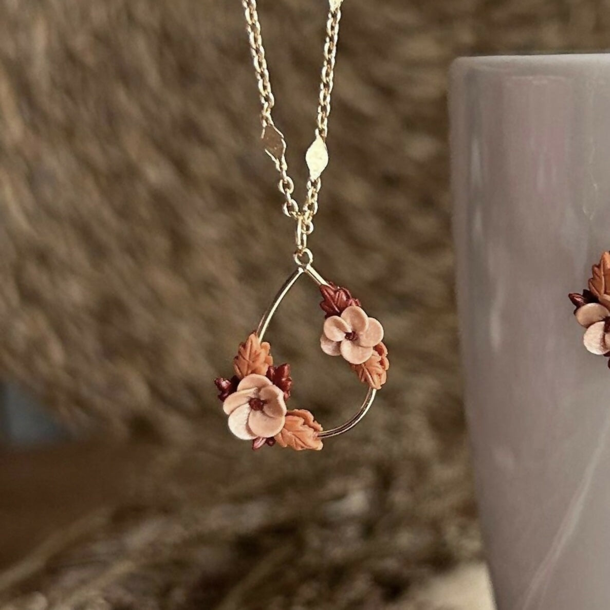 Autumn Flower Necklace