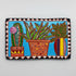 Clay Cactus, Succulent and Plant Colourful Tile