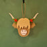 Holly the Highland Cow - Christmas Ornament