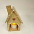 CHARMING CERAMIC GINGERBREAD TEA LIGHT HOUSE