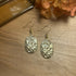 Lovely Hammered Charm Earrings