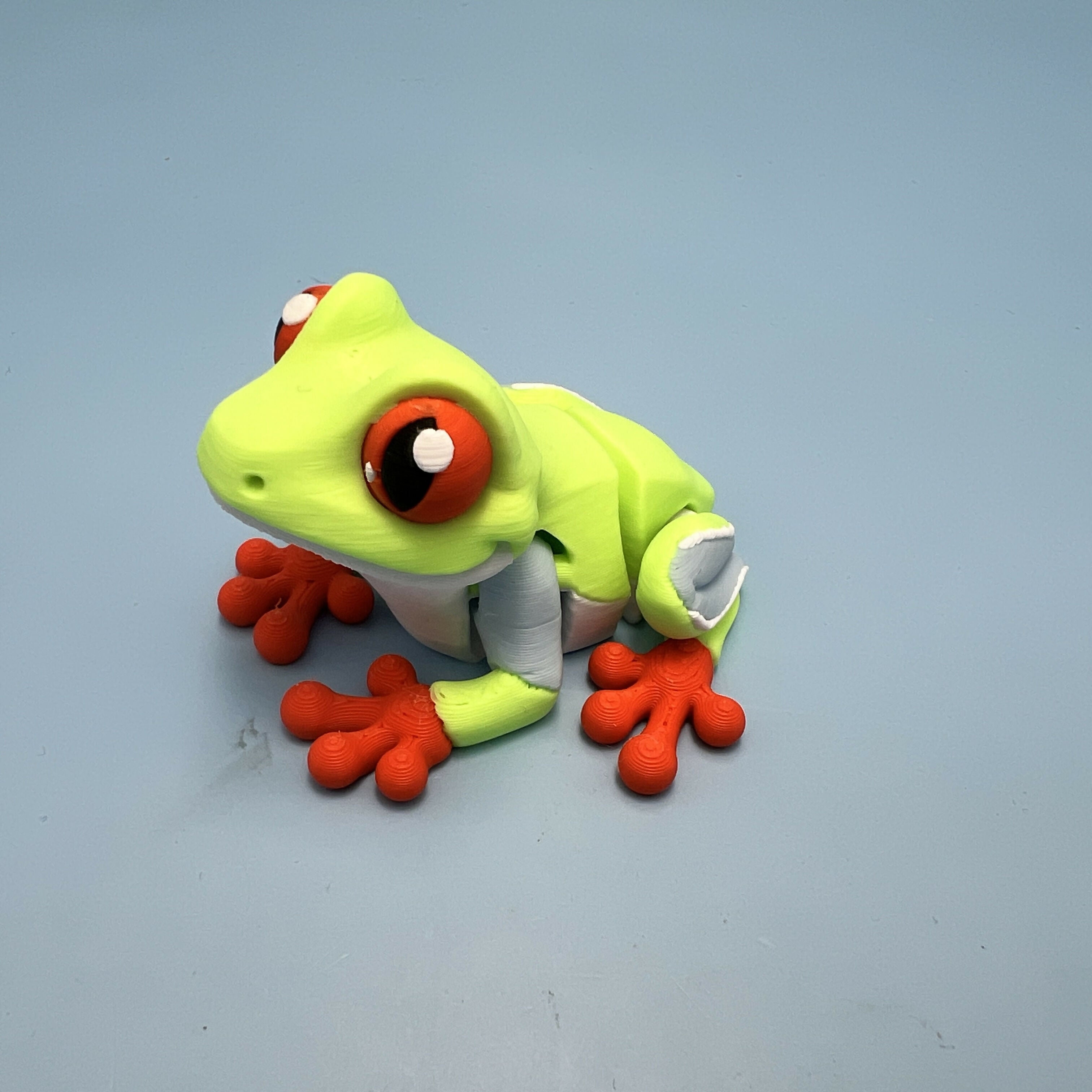 3D Printed SMALL: Articulated Sensory Fidget Animal friends Tree Frog 6cm