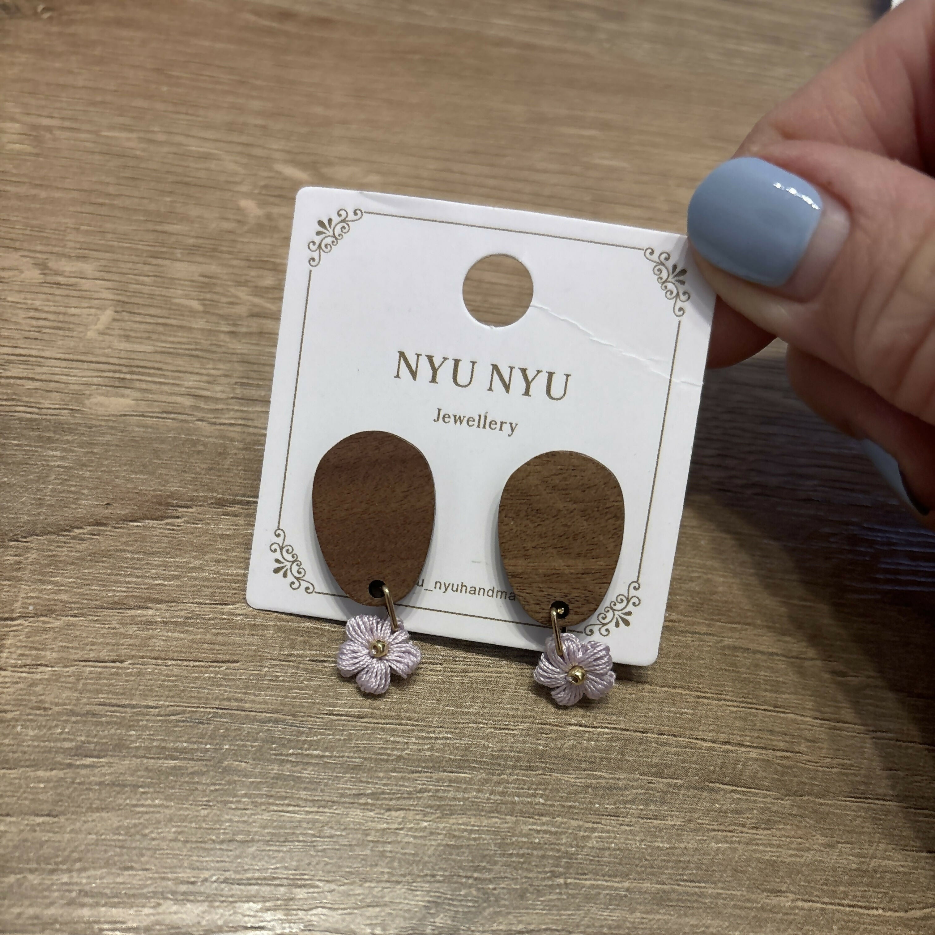 Micro Crochet Flower Earrings