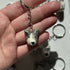 Handmade Ceramic Dog Keyring