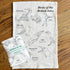 Birds of the British Isles - Handprinted, Illustrated Tea Towel