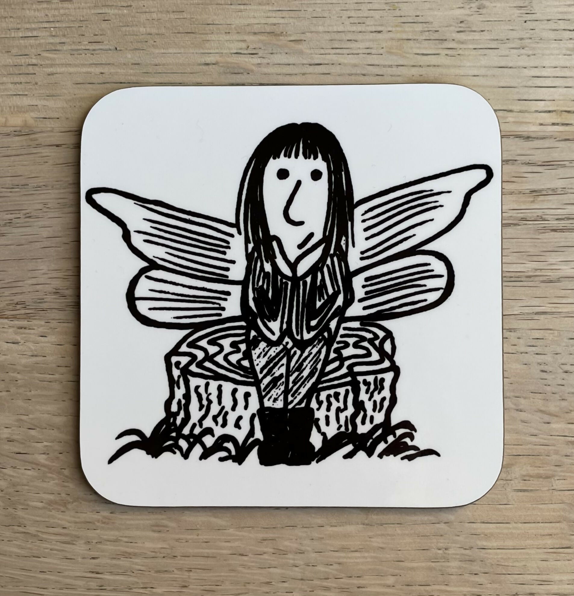 Fairy Coaster – Pen And Ink Design