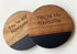 Black Marble & Acacia Engraved Coaster - Your My Favourite