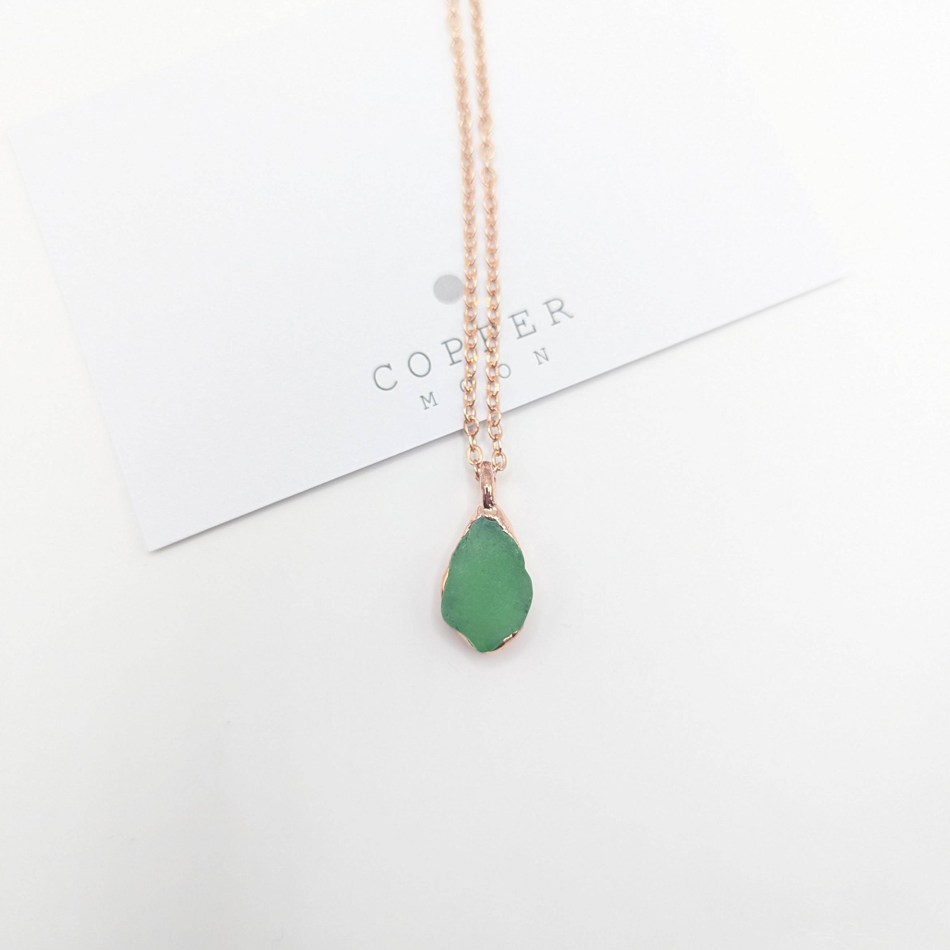 Seaglass Drop Necklace