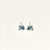 Blue China No. 7 - Handmade Polymer Clay Earrings