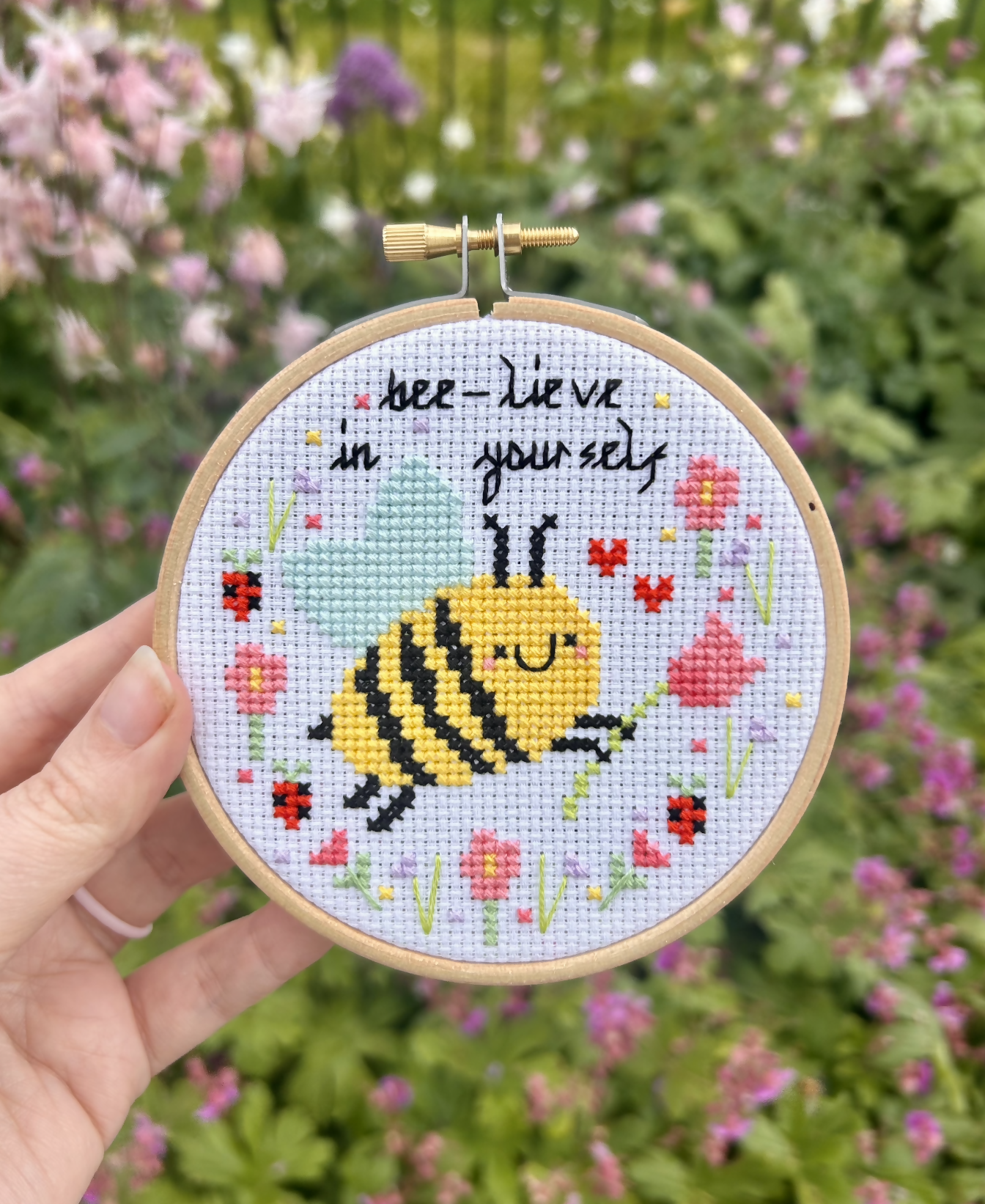Bee-lieve In Yourself *Cross Stitch Kit*