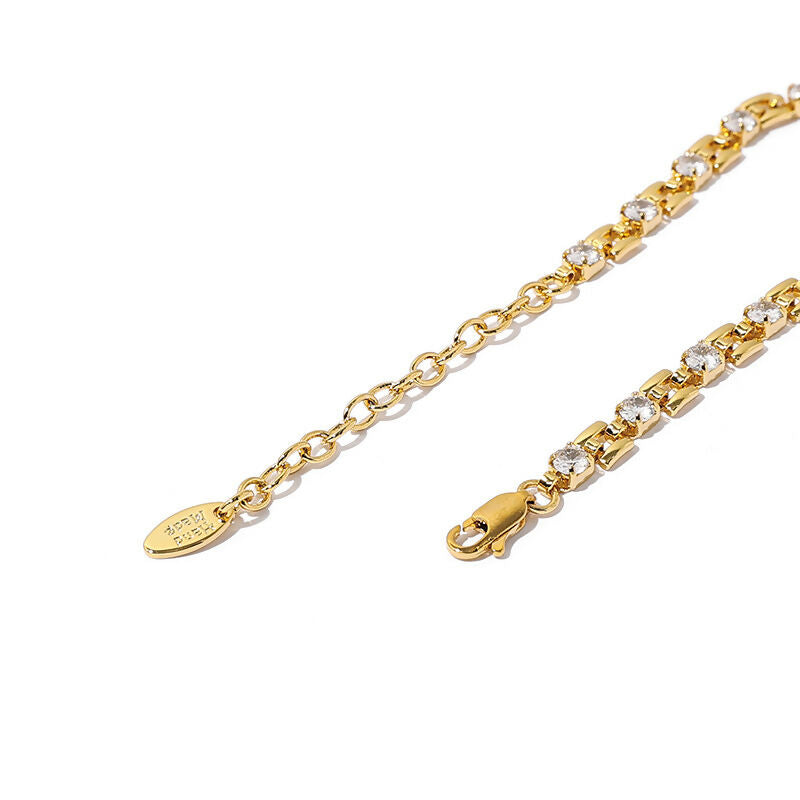 Gold Tennis Bracelet