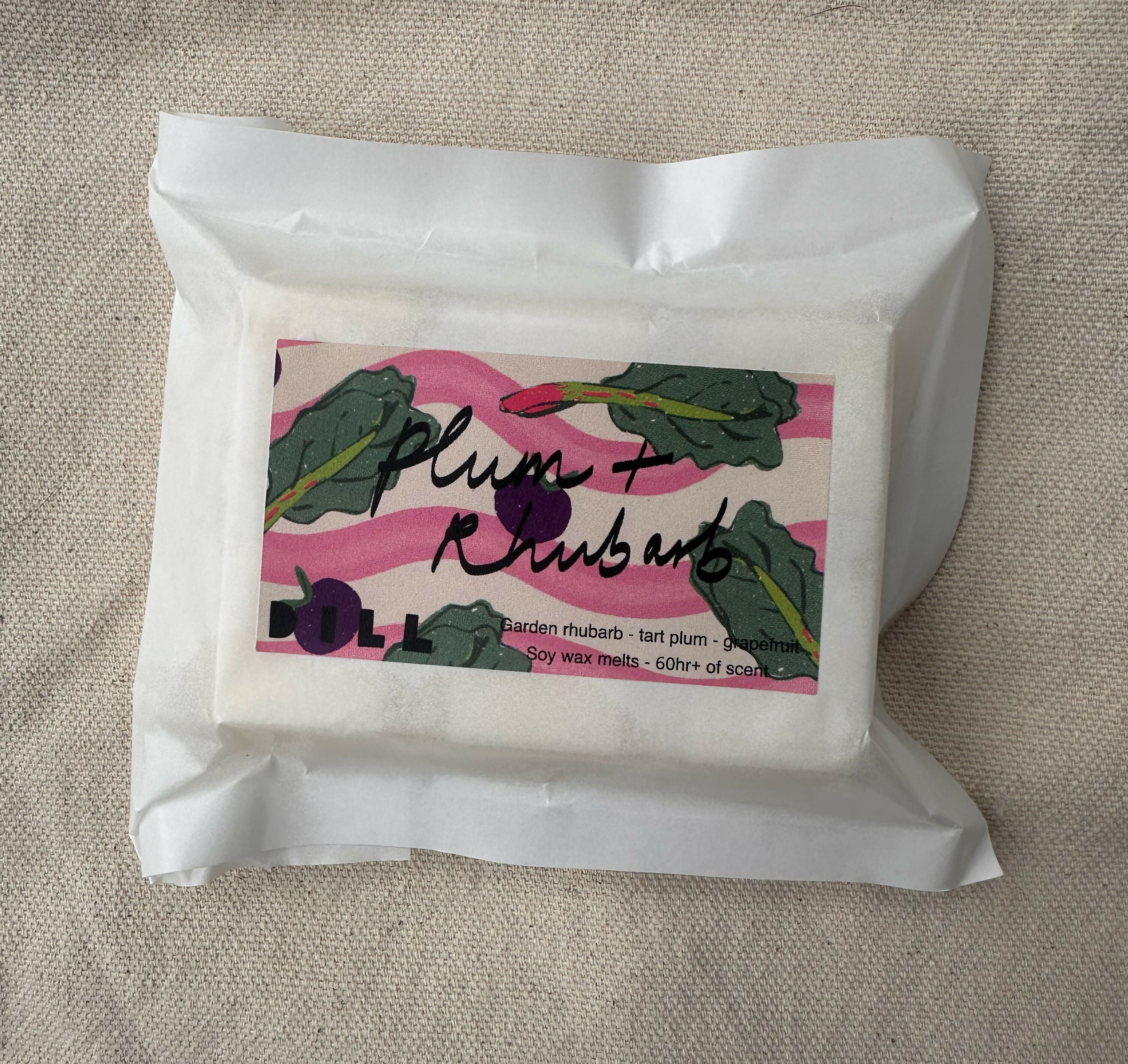 Plum and Rhubarb - Soy Wax Melt Snap Bar