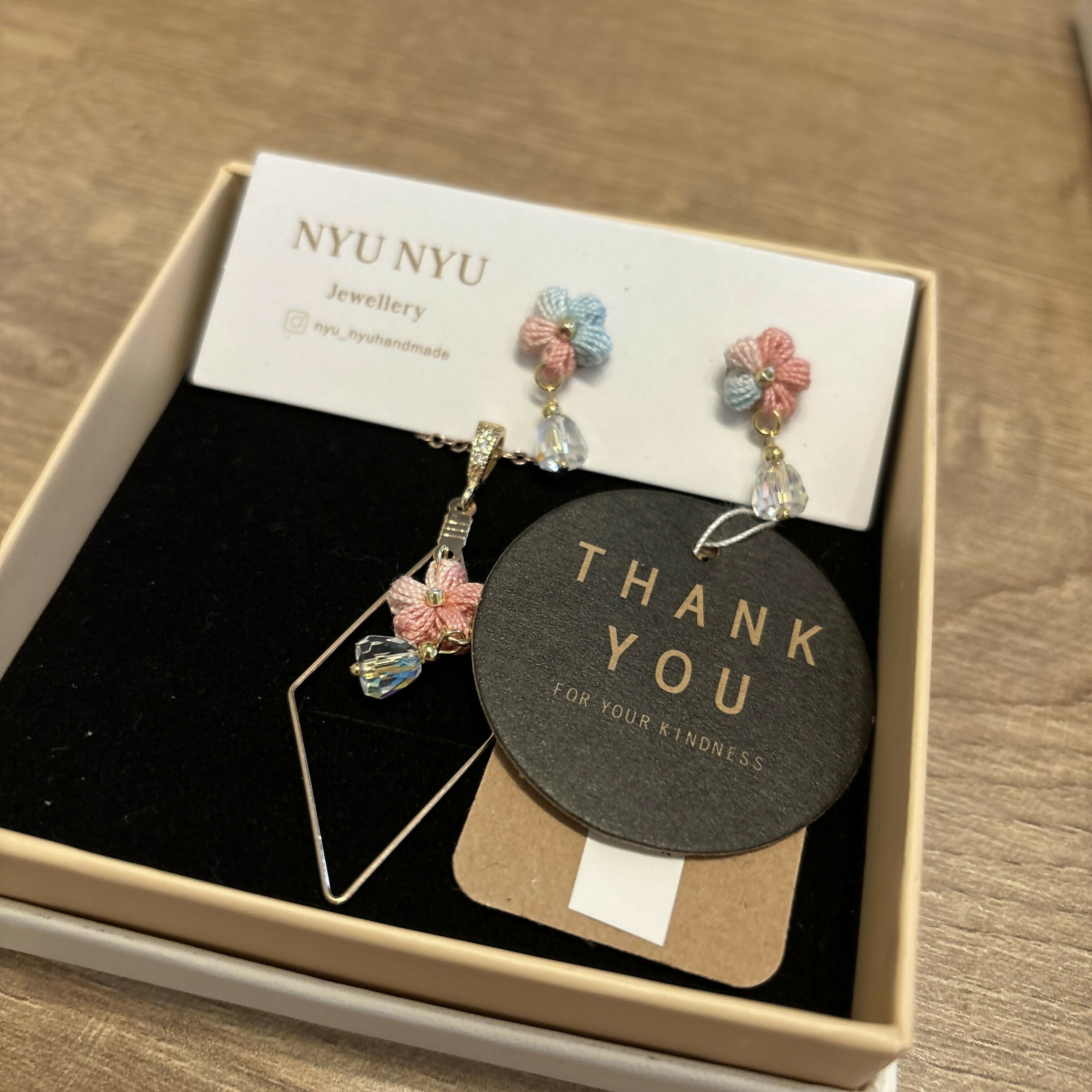 Micro Crochet Flower Jewellery Sets