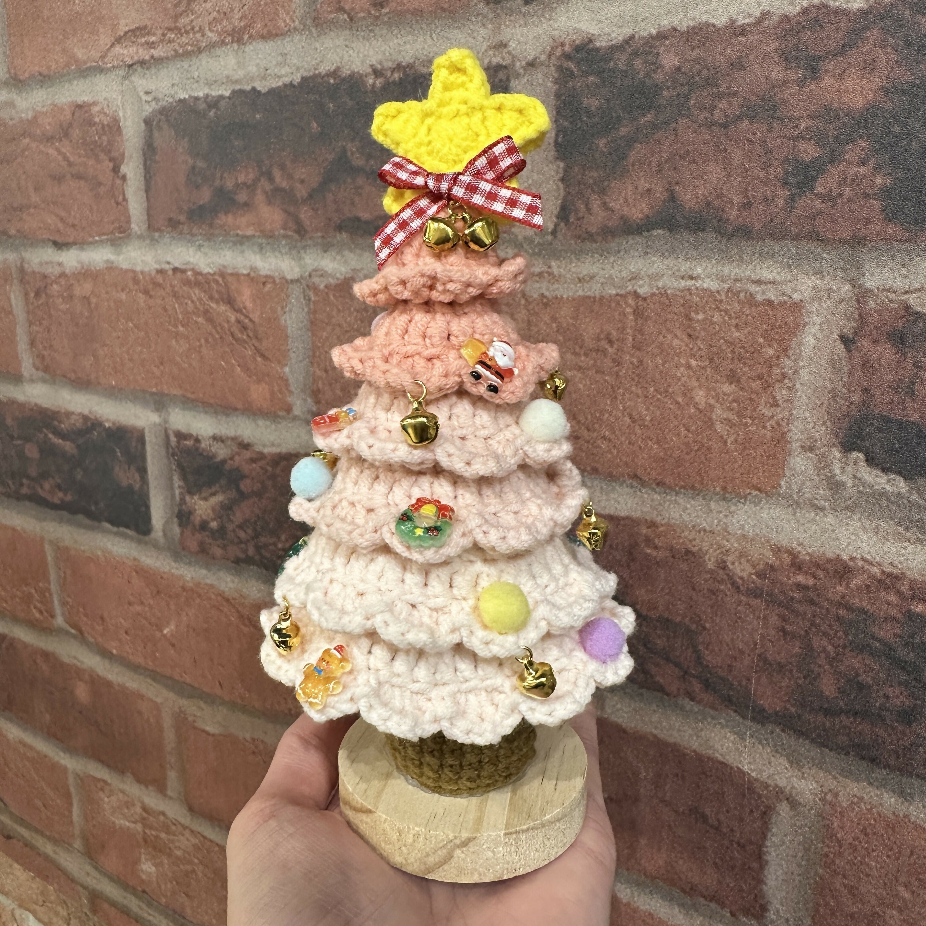 Handmade Crochet Christmas Tree – Festive Table Décor