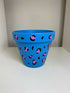 Blue Leopard Pot