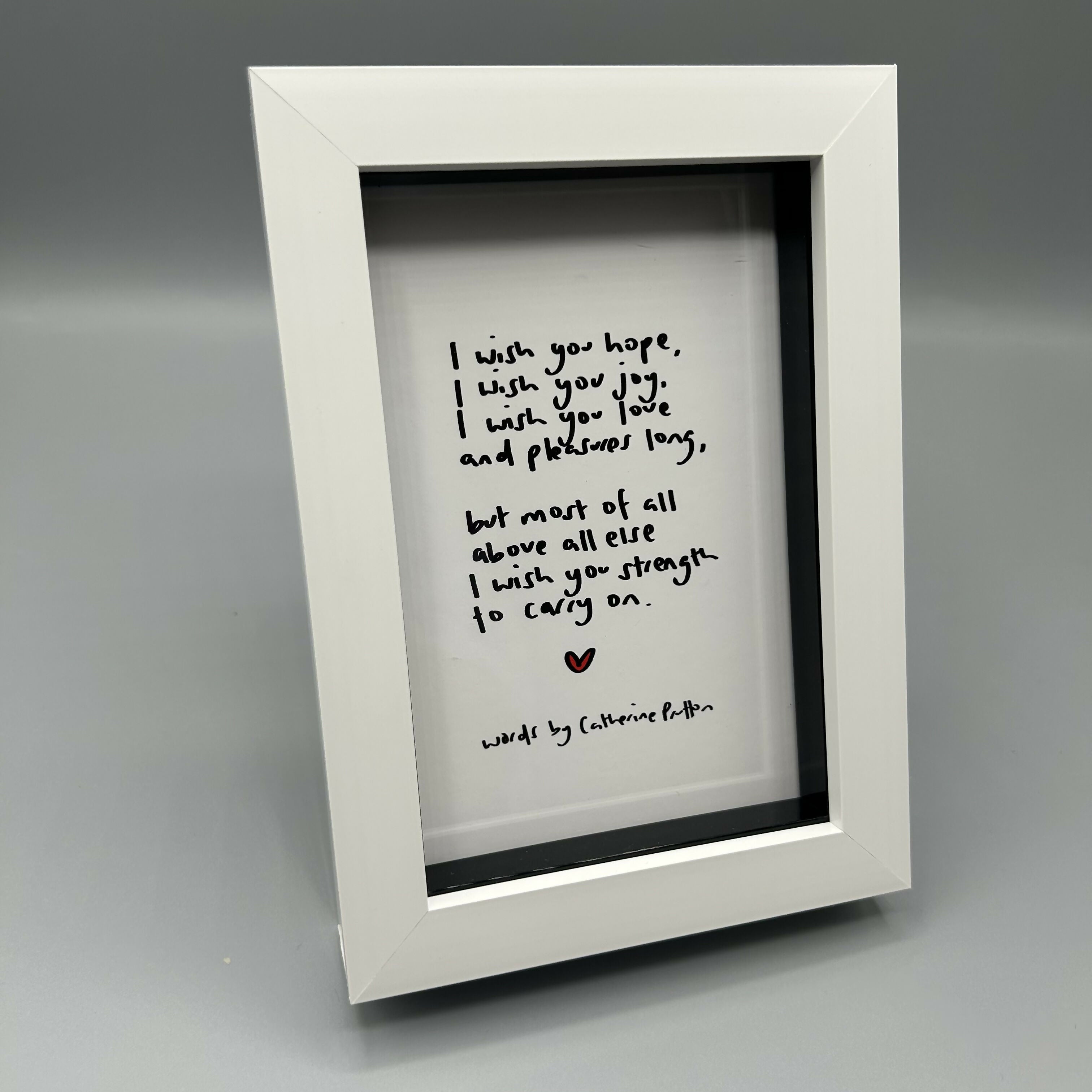 Original Poem - Multiple Options (A6 Box Frame)