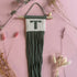Initial Macrame Wall Hanging (Green)