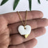 Large White Heart Necklace